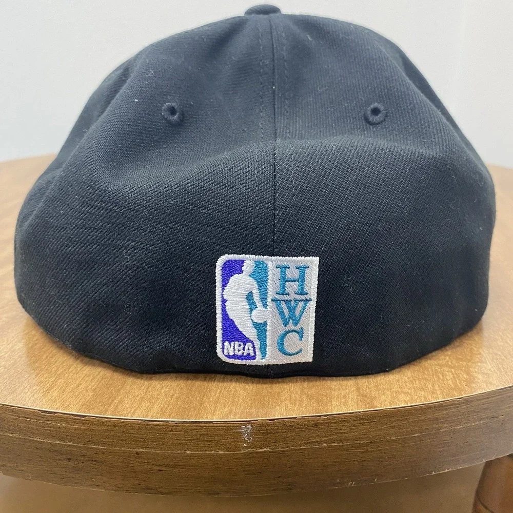 Mitchell‎ & Ness Charlotte Hornets NBA Logo History HWC 7 3/4 Hat Cap basketball
